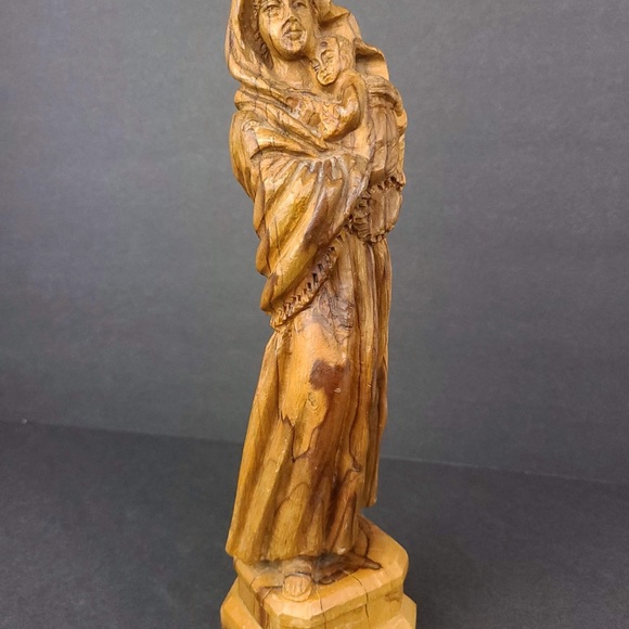 Wood curve Mother and Child - Picture 4 of 5